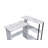Antique White & Black Finish Writing Desk