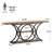 Juaria 62.99 Rustic Industrial Sofa Console Table-190177967