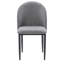 Chaise d'appoint Corrigan Studio® Nash avec pieds noirs-615497458