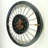 THE GEARS CLOCK Wall Clock with Real Moving Gears SP-LI_ Round BLACK-GOLD