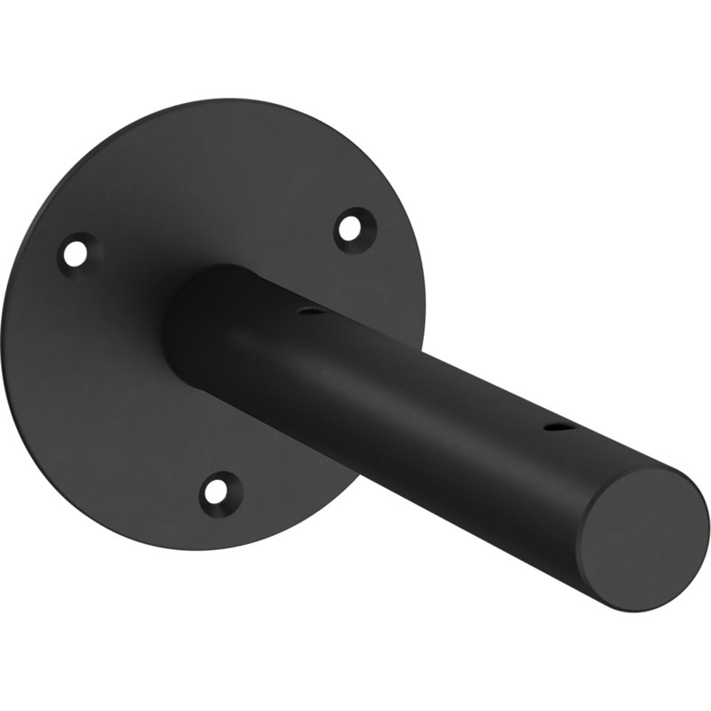 Supports de tablette en tuyau, Noir mat