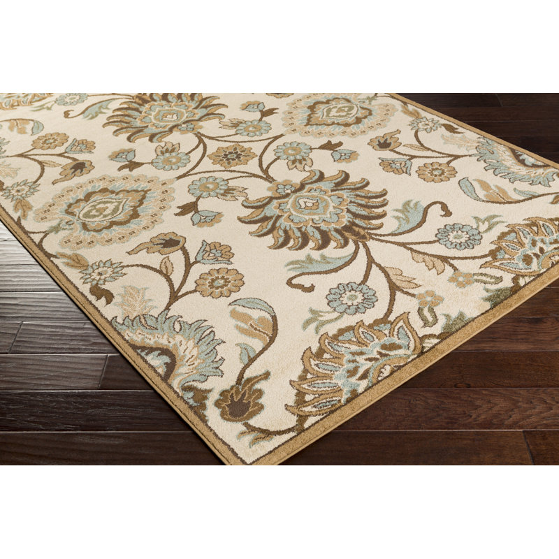 Putterham Floral Indoor Rug, Rectangle 2' x 2'3"