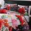 Ensemble d'édredon réversible 100% satin de coton Bebejan Petal Portrait 5 pièces-117409005