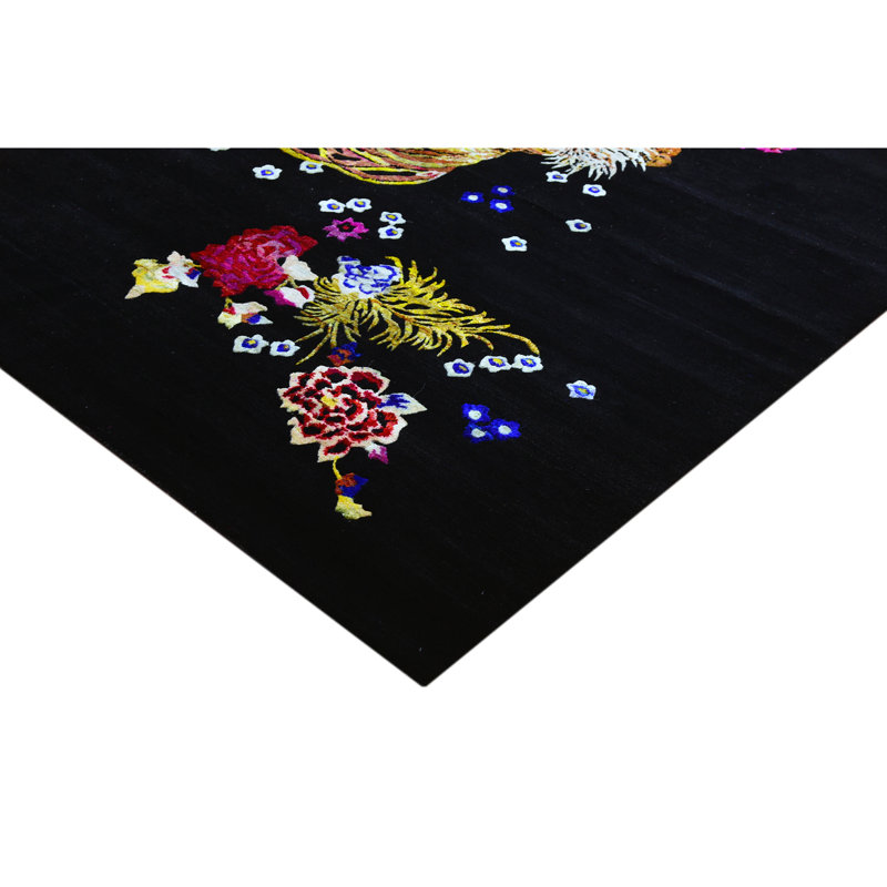 Floral Area Rug, Rectangle 8' x 10'