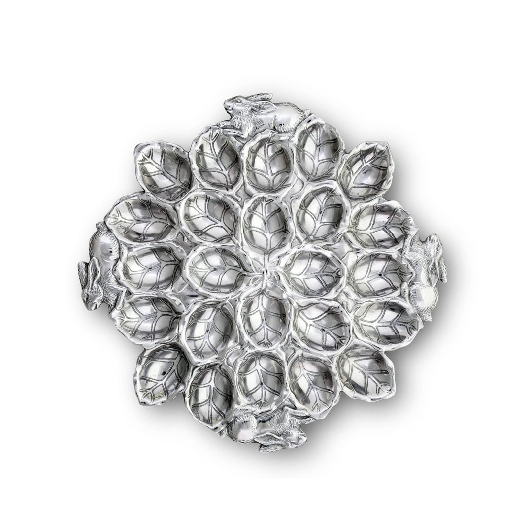 Arthur Court Designs Bunny Aluminum Egg Platter Arthur Court Designs