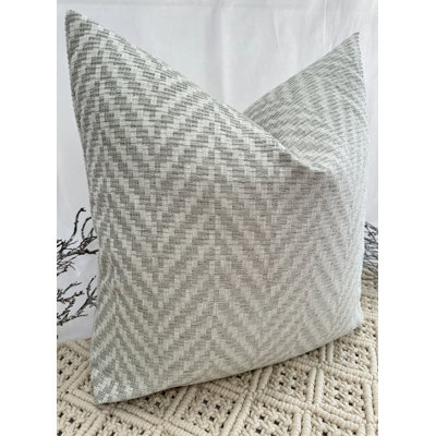 Abstract Grey Square Cushion Cover