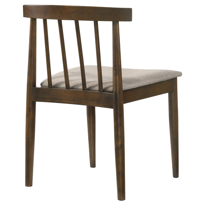 Chaise d'appoint Woodley (ensemble de 2), Noyer