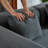Boneless 78" King-Size Sleeper Sofa Bed Convertible Compression Couch Bed Corduroy Floor Couch With 2 Pillows-121416300-129588361