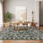 Floral Low Pile Runner Rug – Machine Washable, Non-Slip, Lightweight Hallway, Kitchen & Bedroom Carpet, Vintage Distressed Area Rug for Home Decor-106728961