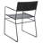 Rydon 18.5'' H Leather Upholstered Metal Armchair-1473357158