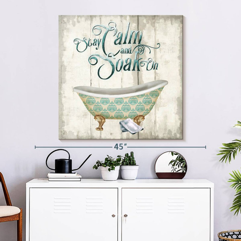 Kerrick Stay Calm Bath, 33" H x 33" W