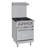 24 in. 4 Burner Commercial Liquid Propane Range with Oven in Stainless-Steel (KM-CR24-LP)