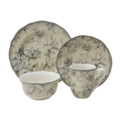 Adelaide 16 Piece Dinnerware Set, Service for 4