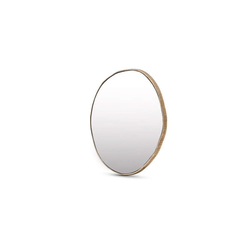 Metal Flat Wall Mirror, 35" x 35"