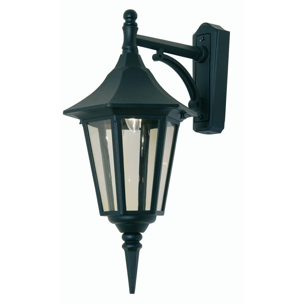 Foran Black 40cm H Outdoor Wall Lantern