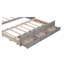 Lit plateforme avec rangement Gelen-539259715