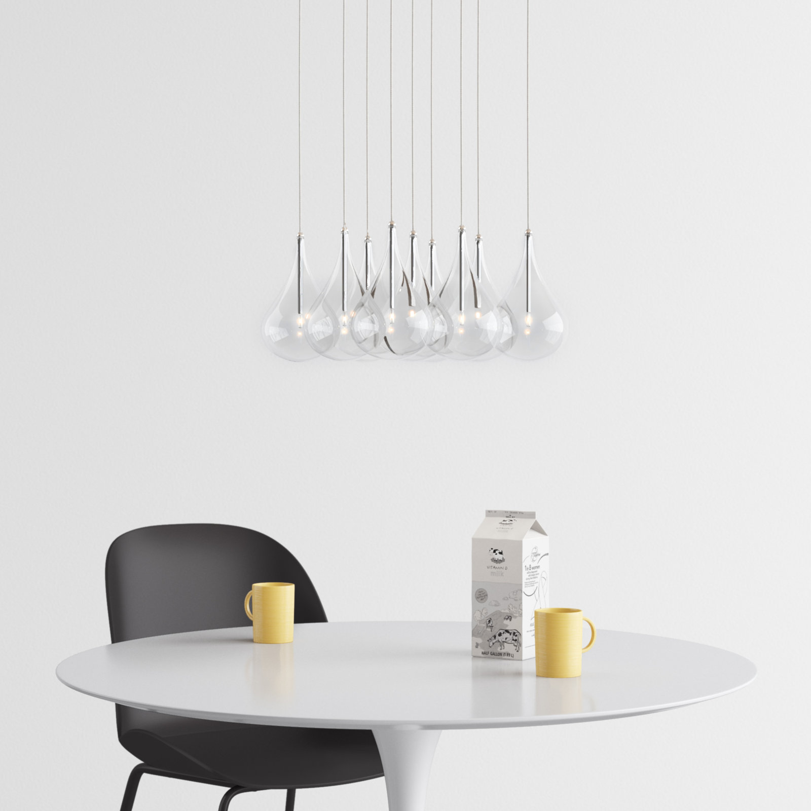 Deva 9-Light Dimmable Pendant