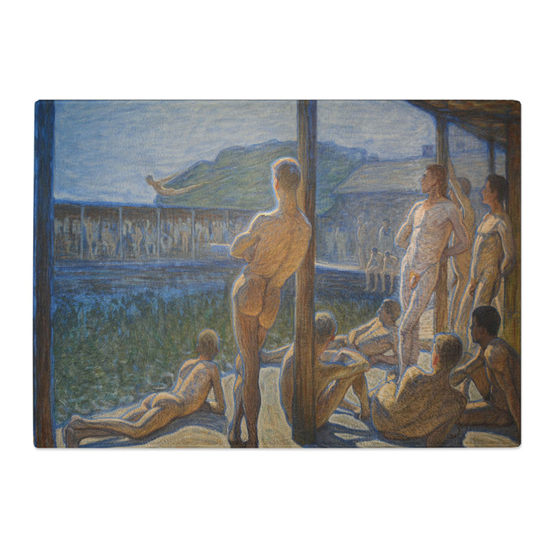 Flottans Badhus by Eugene Jansson Chopping Board, 0.4cm H x 20cm W x 28.5cm L