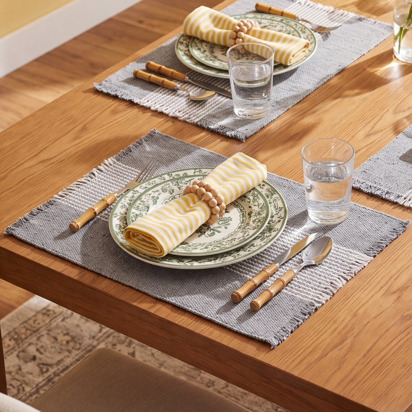 Cavana Cotton Placemat, Gray