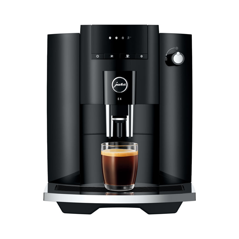 JURA E4 Fully Automatic Coffee & Espresso Machine, Piano Black