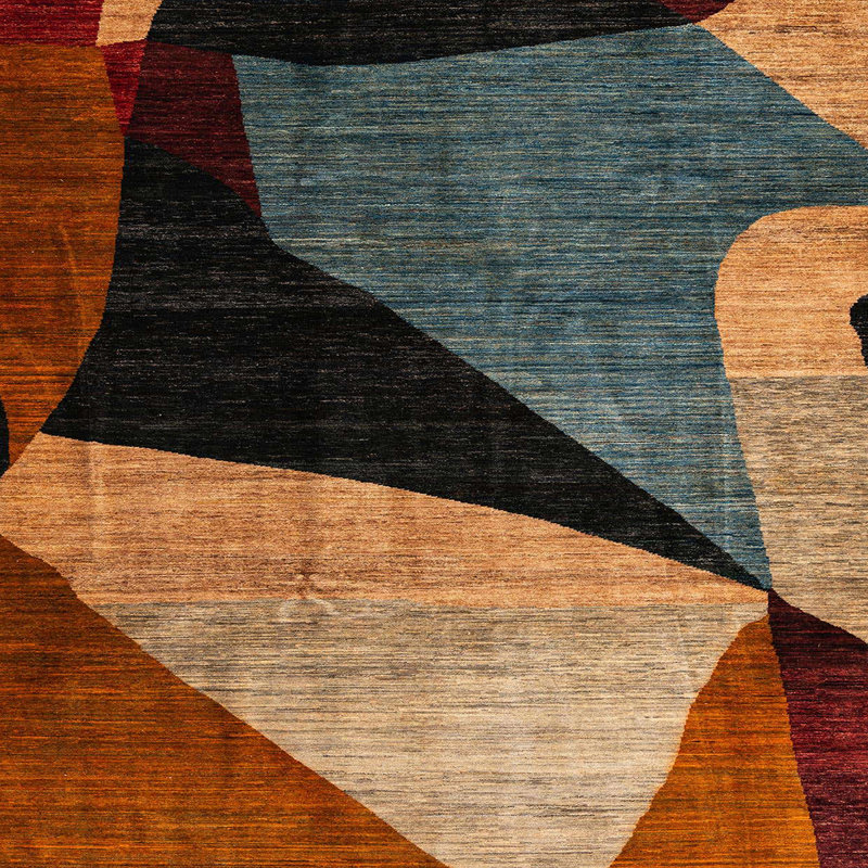 Alyric Abstract Indoor Rug, Square 5'