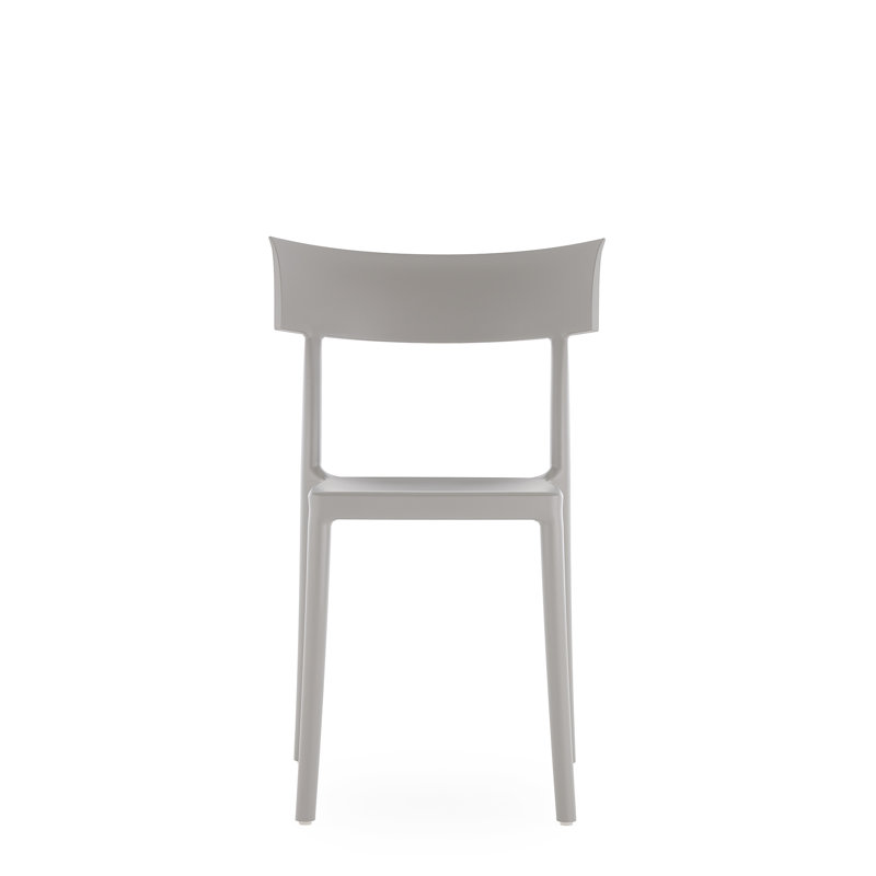 Catwalk Outdoor Dining Side Chair, Gray