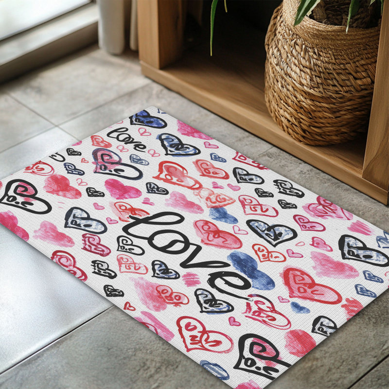 Tapis tressé Cupid’s Love, Rectangulaire 3 pi x 5 pi
