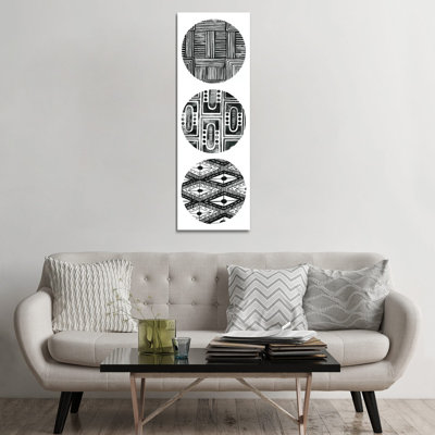 Tribal Pattern IV by Grace Popp - Wrapped Canvas Panoramic Print