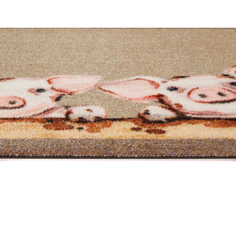Non-Slip My Piglets Indoor Doormat
