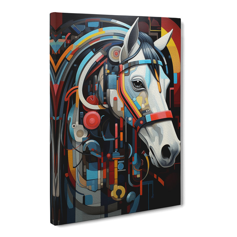 Pony Constructivism No.2 - No Frame Print, 50cm H x 35cm W x 3cm D