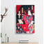 Portrait Of Two Actors by Toyohara Kunichika - Wrapped Canvas Painting-55329507