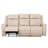 Steeves 78 in. Reclining Condo Sofa in Beige
