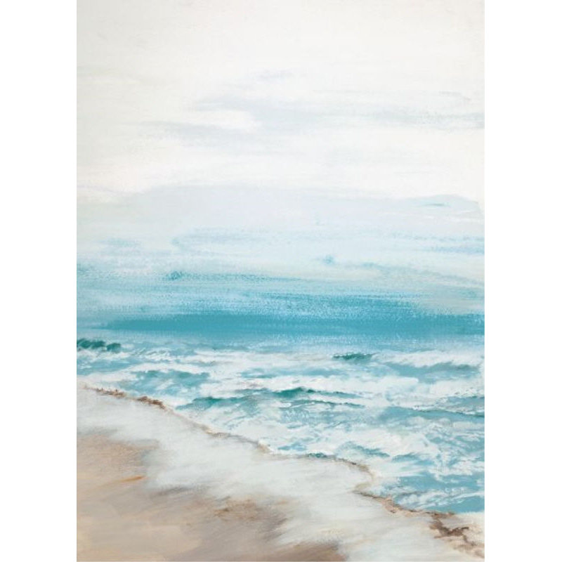 Subtle Tide Print by Barclay Butera, Knife Gel, 50" H x 36" W