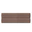 Plancher convertible, brun, double, 2 coussins, sans assemblage, convient pour un dortoir universitaire et dans un petit lit brun avec rembourrage en mousse, sièges, bon dortoir de salon
