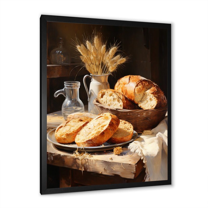 Tellson Food Pains A Rustic I, Cadre photo noir, H 44 po x l 34 po x P 1,5 po