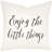 Cotton Reversible Throw Pillow