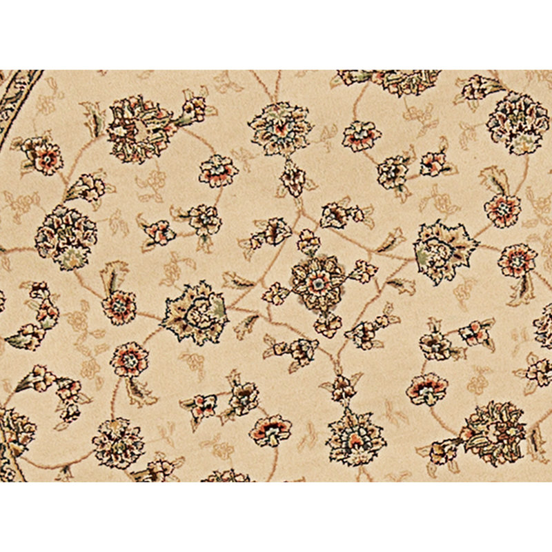 Hand Knotted Area Rug in Ivory