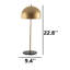 Lampe de chevet en métal