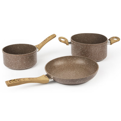 3 - Piece Non-Stick Aluminum Cookware Set