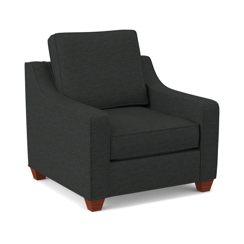 Fauteuil large de 34 po Clark, BM cerise, Ridgecrest minuit