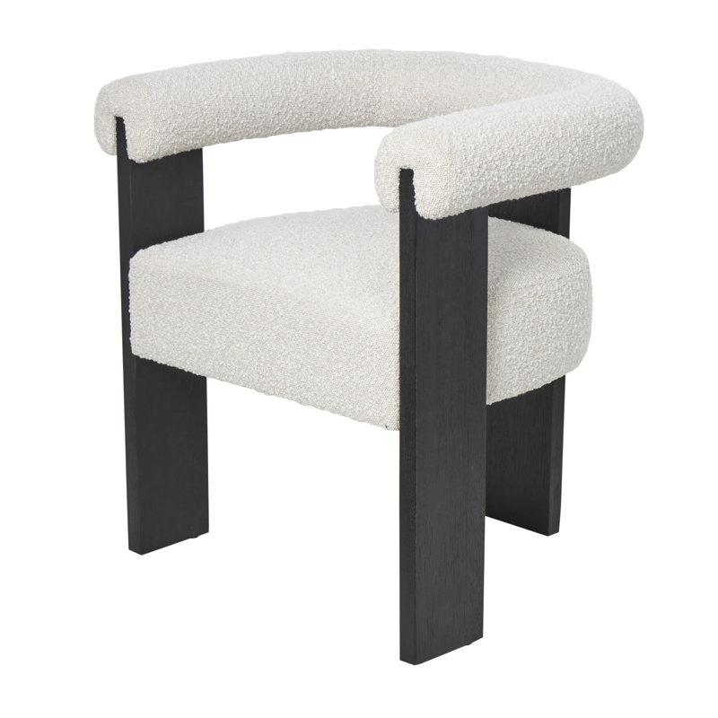 Hallfrid Upholstered Armchair, Black