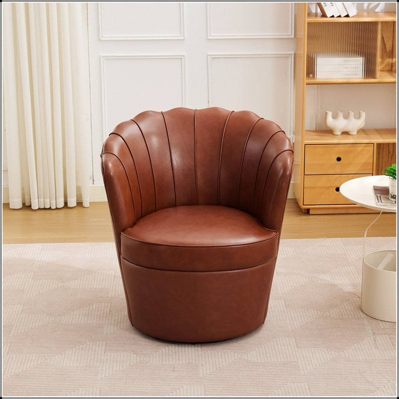 Chaise de bureau Petal, Brun