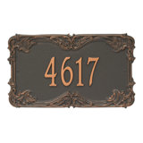 Signature Series 1-Line Wall Address Plaque