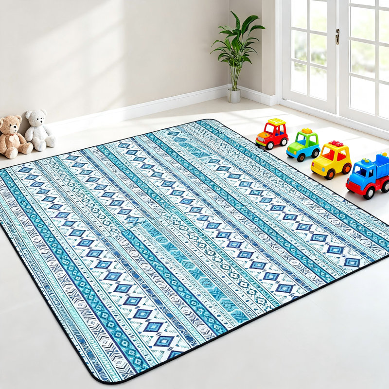 Waterproof Picnic Blanket, 3-Layer, (Teal)