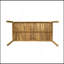 Table de salle à manger classique en bois d'acacia pour l'extérieur, spacieuse et durable, idéale pour la terrasse, le jardin et le balcon.