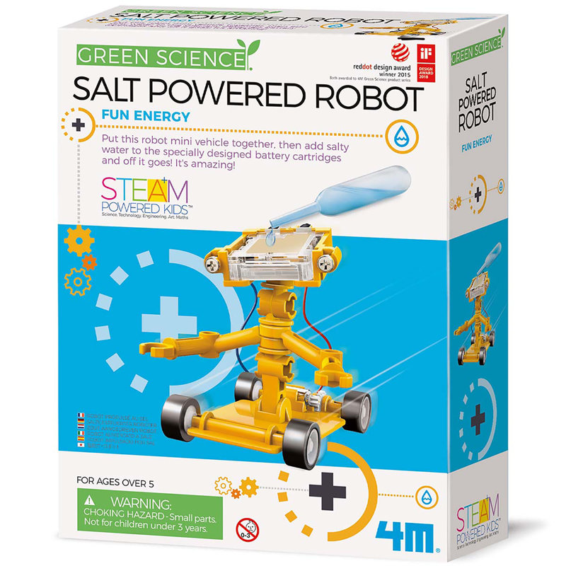 Green Science: Robot alimenté au sel