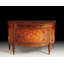 58" Wide 2 Drawer Walnut Wood Buffet Table