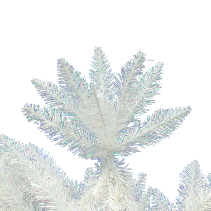 Crystal White Spruce Artificial Spruce Christmas Tree, 6' H