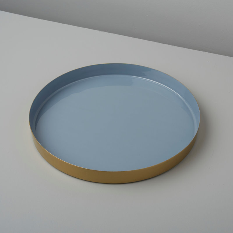 Petit plateau Astra, crépuscule, 1.3" H x 12" W x 12" D, Blue