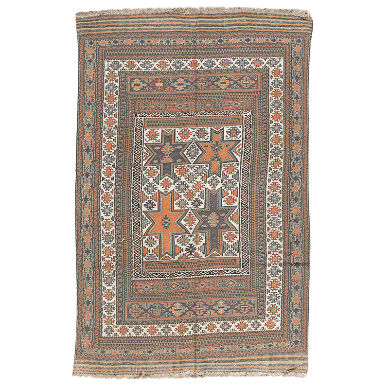 Tapis multicolore de haute qualité noué à la main